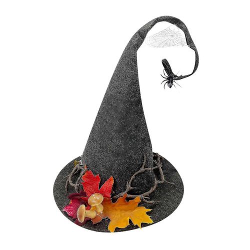 Chapeau De Sorcière D'halloween | Femmes Accessoires De Fête De Sorcière Mascarade