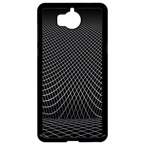 Coque Pour Huawei Y5 (2017) - Black Squarred - Noir