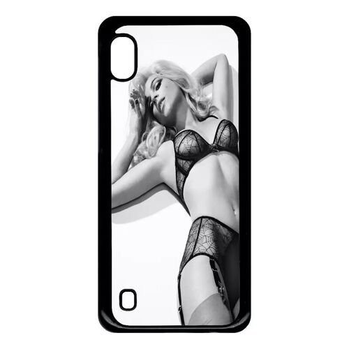 Coque Pour Galaxy A10 - Femme Sexy Noir Et Blanc - Noir