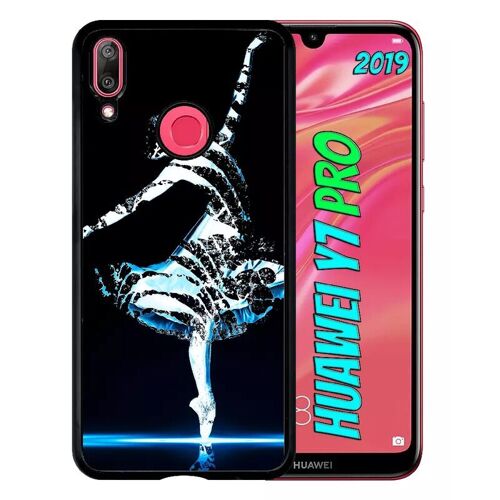 Coque Pour Huawei Y7 Pro 2019 - Danseuse Etoile - Noir