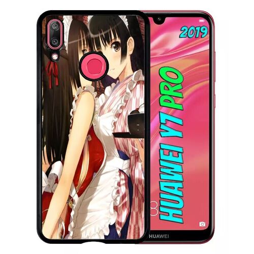 Coque Pour Huawei Y7 Pro 2019 - Filles Manga 2 - Noir