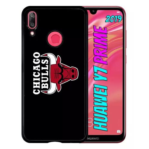 Coque Pour Huawei Y7 Prime 2019 - Chicago Bulls Nba - Noir