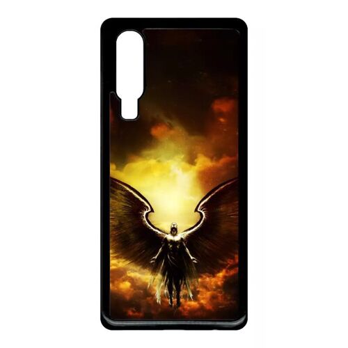 Coque Pour Huawei P30 - Ange Flamme - Noir