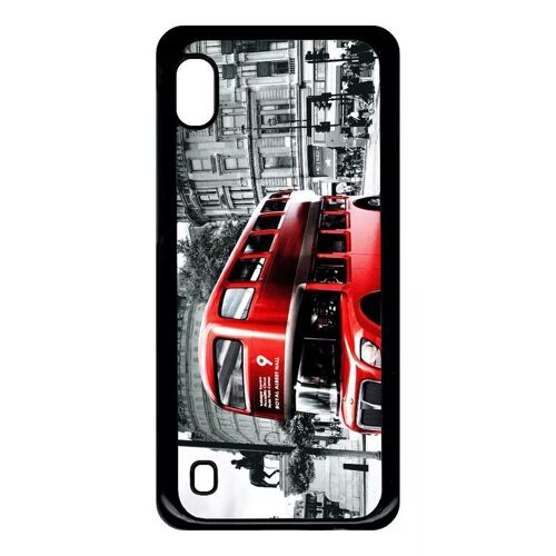 Coque Pour Galaxy A10 - London Vintage - Noir