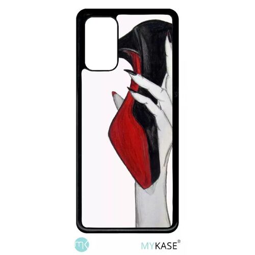 Coque Pour Galaxy S20+ - Escarpins Rouge Et Noir - Noir