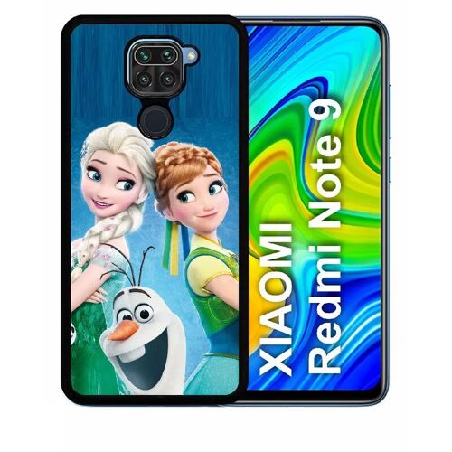 Coque Pour Xiaomi Redmi Note 9 Pro - La Reine Des Neiges - Noir