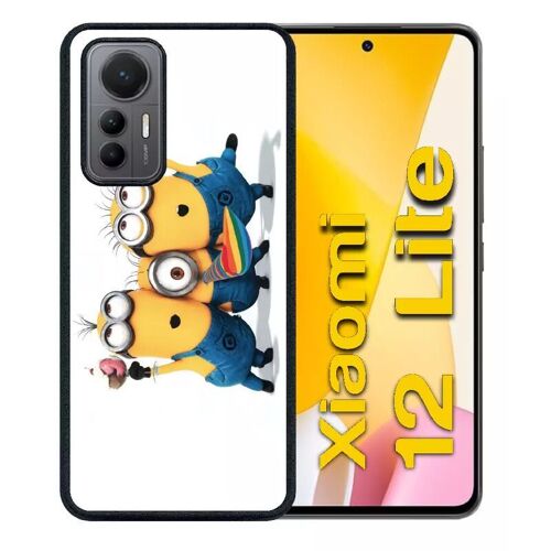 Coque Pour Xiaomi 12 Lite - Les Minions Font La Fête - Silicone - Noir