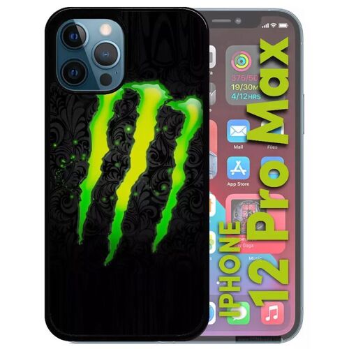 Coque Pour Iphone 12 Pro Max - Monster Griffe - Noir