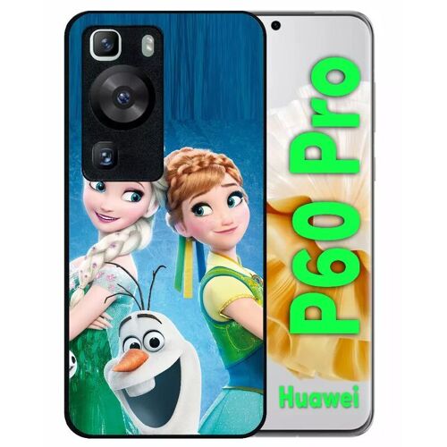 Coque Pour Huawei P60 Pro - La Reine Des Neiges - Silicone - Noir