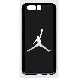 Coque Pour Honor 9 - Michael Jordan Logo Gris - Noir