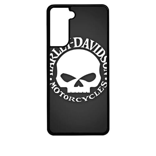 Coque Pour Galaxy S21 - Harley Davidson Motors Tete - Noir