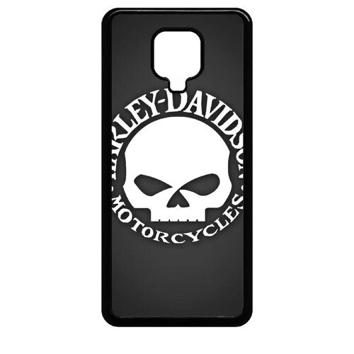Coque Pour Xiaomi Note 9s - Harley Davidson Motors Tete - Noir