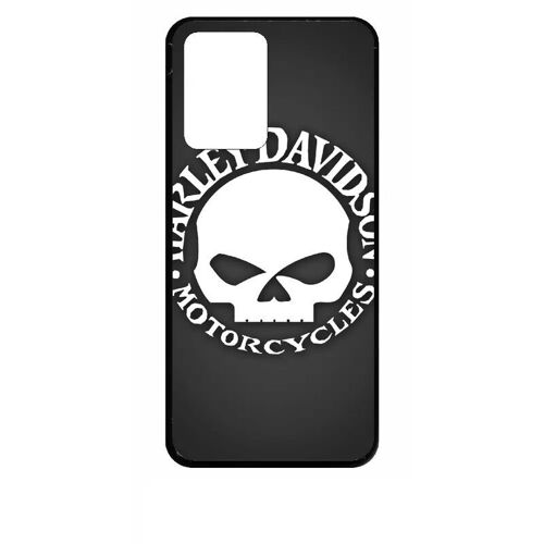 Coque Pour Vivo Y75 5g - Harley Davidson Motors Tete - Silicone - Noir
