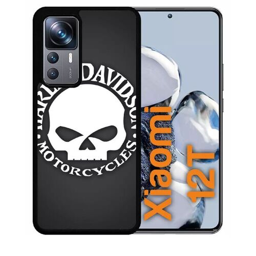 Coque Pour Xiaomi 12t - Harley Davidson Motors Tete - Silicone - Noir