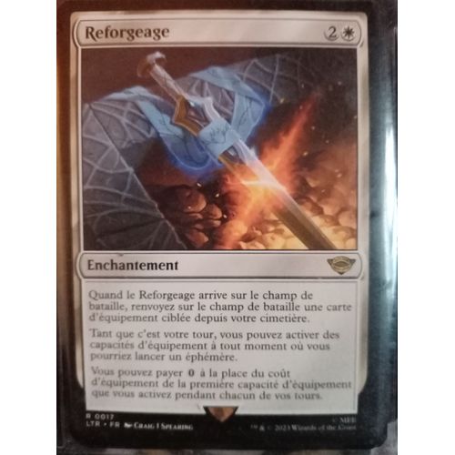 Reforgeage Le Seigneur Des Anneaux Carte Magic