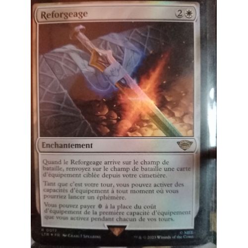 Reforgeage Le Seigneur Des Anneaux Carte Magic