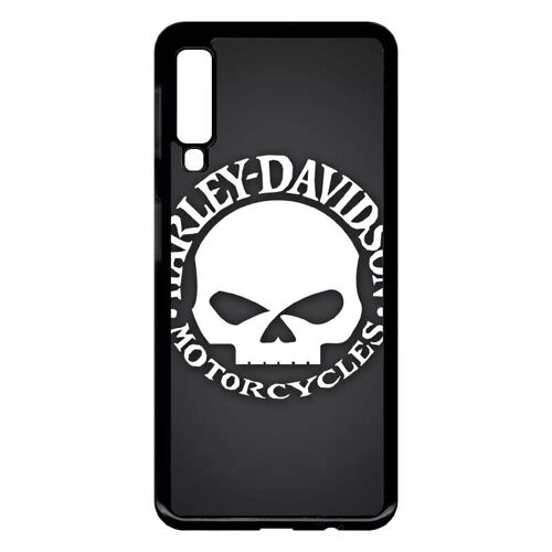 Coque Pour Galaxy A7 (2018) - Harley Davidson Motors Tete - Noir