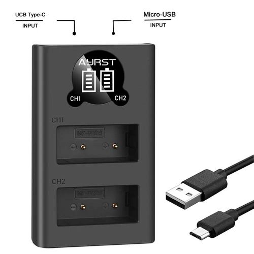 Chargeur de batterie pour appareil photo Fuji NP-W126 NP W126 NP W126S,pour Fuji Fujifilm HS35 HS33EXR HS30 EXR XA1 XE1 X-Pro1 XM1 X-T10--