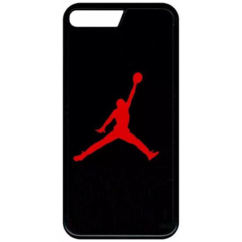 Coque Pour Iphone 7+ - Jordan 23 Logo Rouge - Noir