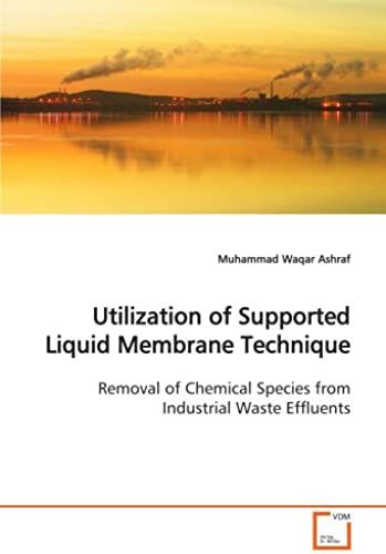 Utilization Of Supported Liquid Membrane Technique: Removal Of Chemical Species From Industrial Waste Effluents