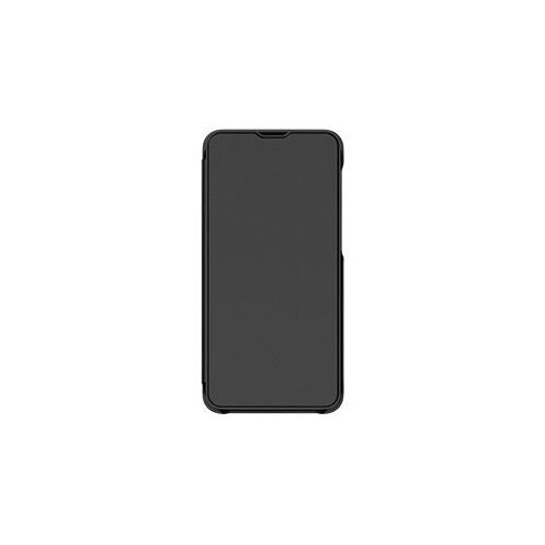 Samsung Wallet Flip Case GP-FWA105AMA - Étui à rabat pour téléphone portable - polyuréthane, polycarbonate - noir - pour Galaxy A10
