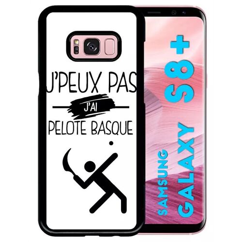 Coque Pour Galaxy S8+ - J Peux Pas J Ai Pelote Basque 1 - Noir