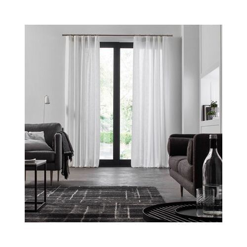 Rideau ruban fronceur Bellavista blanc