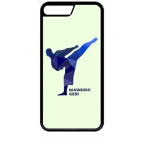 Coque Pour Iphone Se 2020 - Karate Coup De Pied Mawashi Geri - Noir