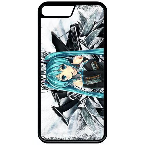 Coque Pour Iphone Se 2022 - Manga Fille - Silicone - Noir