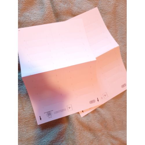 20 Étiquettes Pour Intercalaires Elba Ep10301