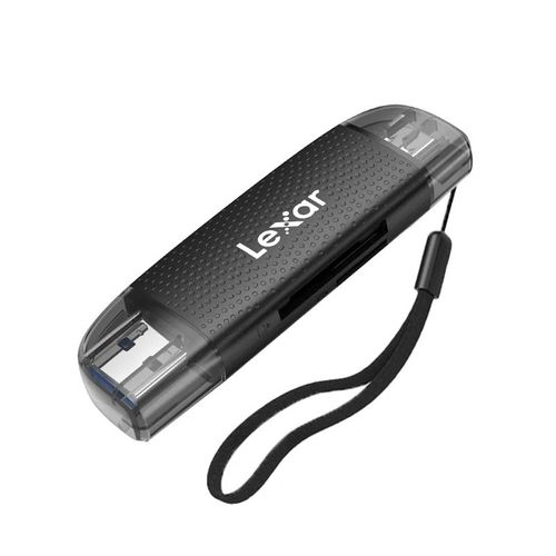Lexar lecteur USB-A USB-C à double emplacement jusqu'à 205 mo/s lecteur de carte SD USB 3.2 et lecteur de carte Micro SD pour ordinateur et téléphone--Card Reader 310U