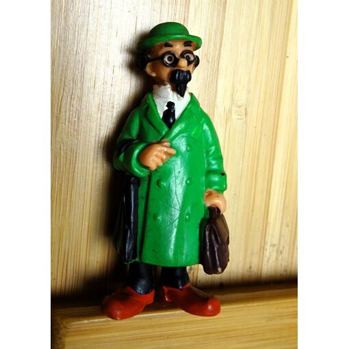 Lot De 6 Figurines Tintin Bully + Milou Taille-crayon – PVC – Très Bon État
