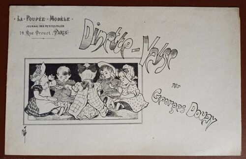 Dinette-Valse Par Georges Douay - Partition Piano - La Poupée-Modèle - Journal Des Petites Filles
