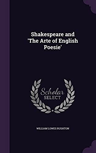 Shakespeare And 'the Arte Of English Poesie'