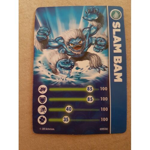 Carte Skylanders Slam Bam