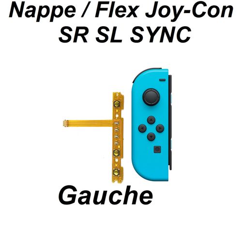 Nappe Bouton Nintendo Switch Touche Sr Sl Sync Manette Joycon Gauche