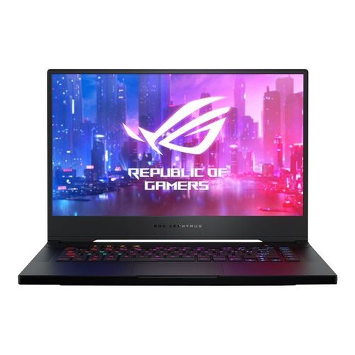 ASUS ROG Zephyrus S GX532GW-ES029T - Core i7 9750H / 2.6 GHz - Windows 10 Home - 16 Go RAM - 1 To SSD NVMe - 15.6" IPS 1920 x 1080 (Full HD) - GF RTX 2070 - 802.11ac, Bluetooth - métal noir