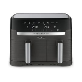 Moulinex Dual Easy Fry & Grill EZ905B20 - Friteuse avec peu d'huile - 8.3 litres - noir