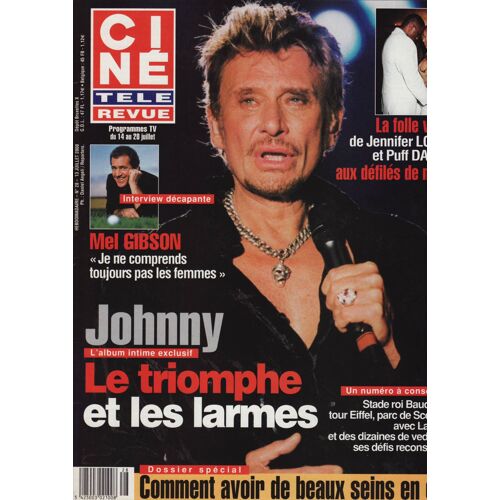 Ciné Télé Revue (Edition Belge) / 13-07-2000 N°28 : Johnny Hallyday (8p) - Karen Cheryl (2p)