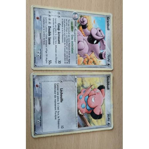 Granbull 39/115 + Snubbull 74/115 Set Ex Force Cachées Fr Pokemon