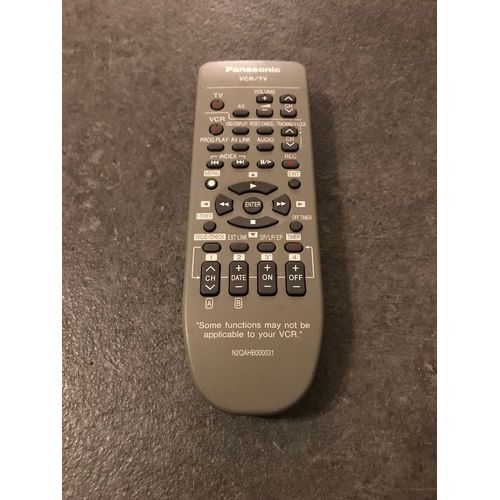 Télécommande d’origine  Panasonic VCR/TV N2QAHB000031