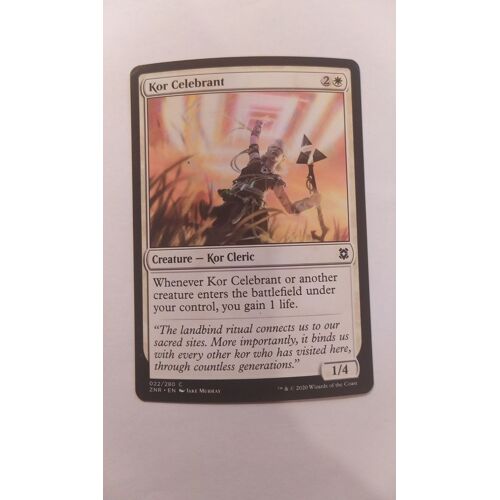 Kor Celebrant // Officiante Kor (Renaissance De Zendikar)