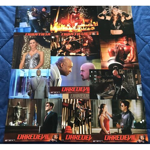 Daredevil - Jeu De 12 Photos D'exploitation Cinematographique - Format 21x28 Cm - Un Film De Mark Steven Johnson Avec Ben Affleck, Jennifer Garner, Colin Farrell, Michael Clarke Duncan - 2003