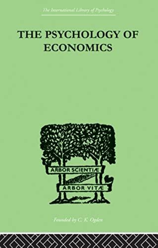 The Psychology Of Economics