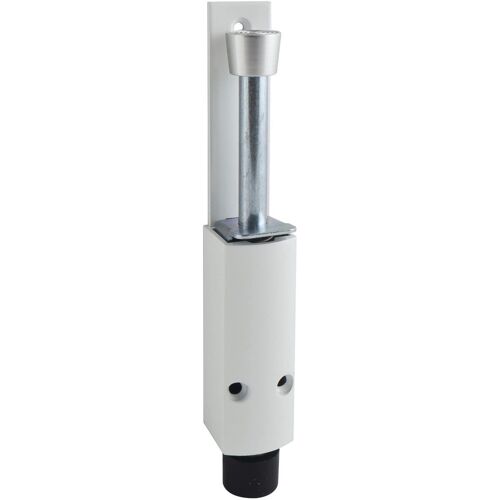 Arrêt de porte à pédale aluminium vertical laqué blanc 60 mm - KWS - 122271
