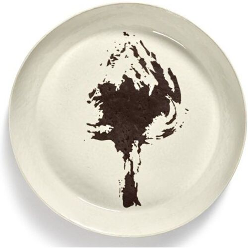 Assiette De Service Feast Ottolenghi Blanc Artichaut Noir L - Serax