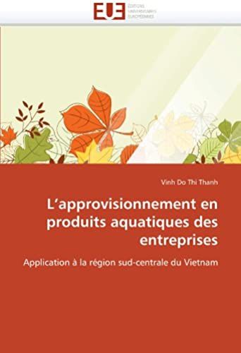 L''approvisionnement En Produits Aquatiques Des Entreprises