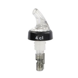 Fackelmann 683152 Doseur À Alcool À Bille, Doseur Pour Alcool 4 Cl, Bec Verseur, Doseur Bouteille, Bec Doseur, Plastique, Transparent, 4 Cm De Diamètre