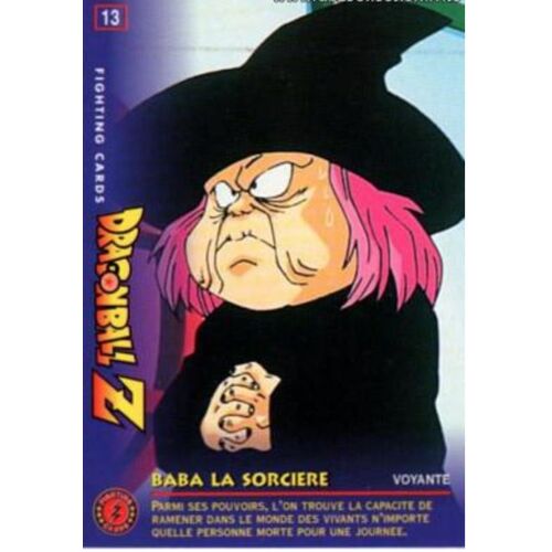 Carte Dragon Ball Fighting Cards 13 Baba La Sorciere