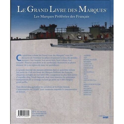 Le Grand Livre Des Marques - Les Marques Préférées Des Français, Volume 4
